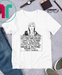 Greta Thunberg Sayings You Dont Want Me Save Our Earth T-Shirt
