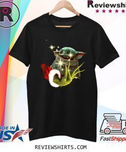 Grinch Hand And Baby Yoda Christmas Shirt