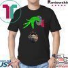 Grinch hand holding Baby Yoda shirt