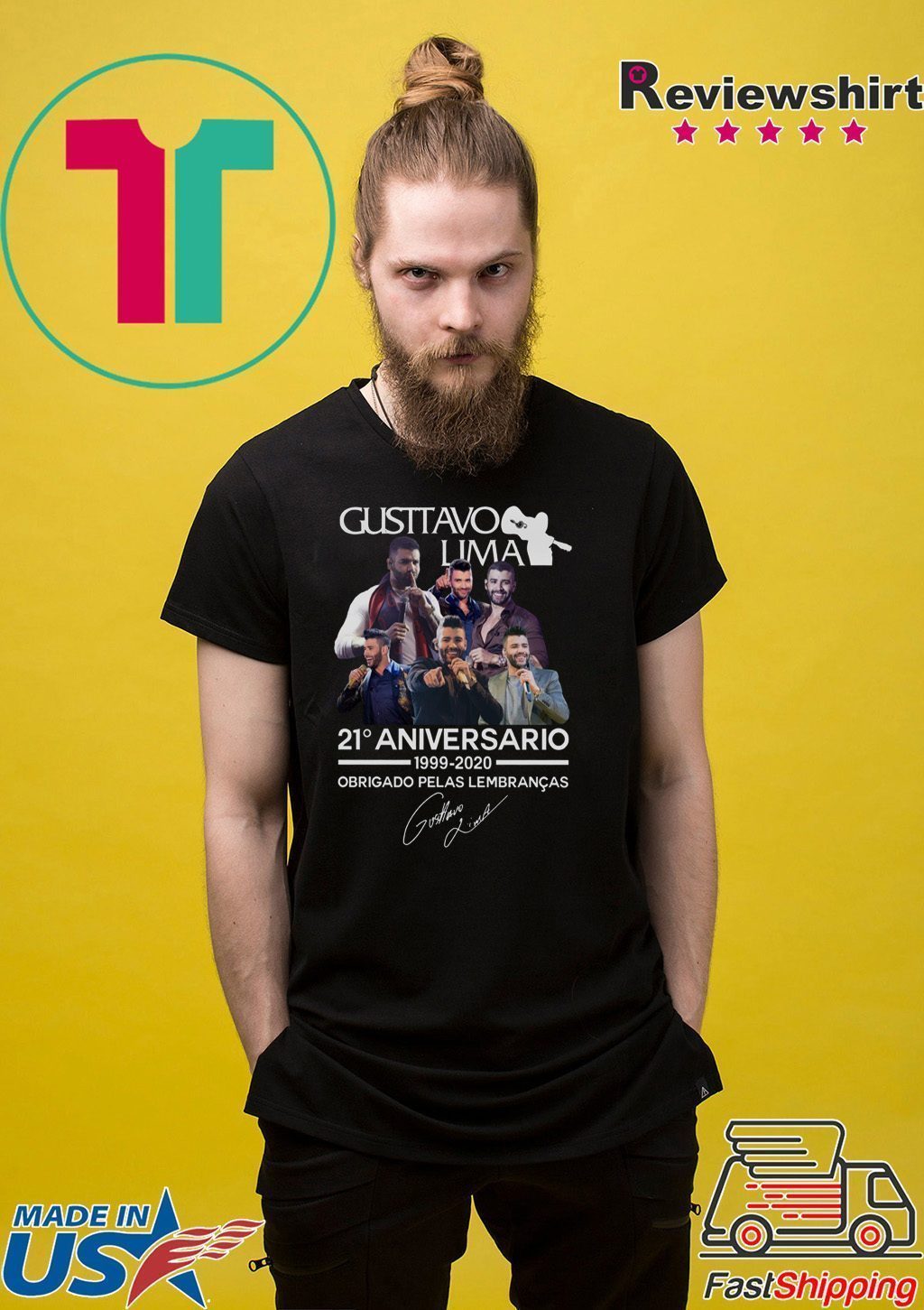 Gusttavo Lima 21th Anniversario 1999 2020 Obrigado Pelas Lembrancas Signature Shirt