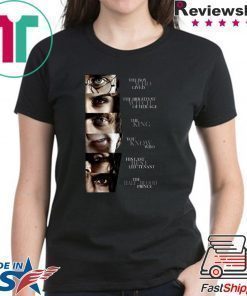 Harry Potter Character The Boy Who Lived The Brightest Witch Of Her Age The King You Know Who His Last Best Lieutenant And The Half Blood Prince Shirt