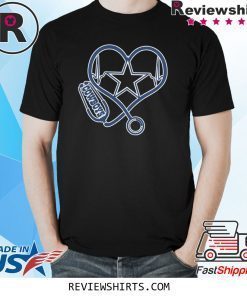 Heartbeat Nurse Love Dallas Cowboys Shirt
