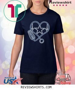 Heartbeat Nurse Love Dallas Cowboys Shirt