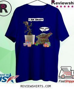 I Am Groot Baby Yoda I Am T-Shirt