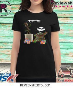 I Am Groot Baby Yoda I Am T-Shirt