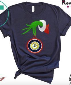 Indiana Pacers Grinch Merry Christmas NBA Basketball T-Shirt