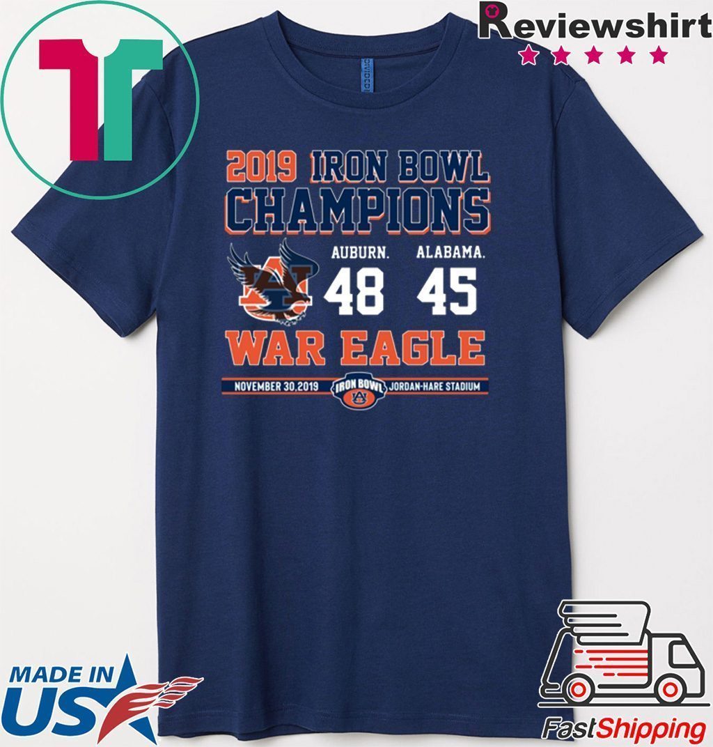 Iron Bowl Champions 2019 Auburn Tigers Tee Shirt Reviewshirts Office
