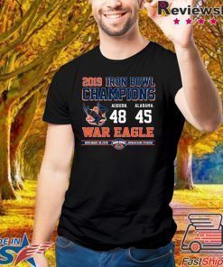 Iron Bowl Champions 2019 Auburn Tigers T-Shirt
