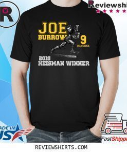 Joe Burrow Quarterback 2019 Heisman Winner T-Shirt