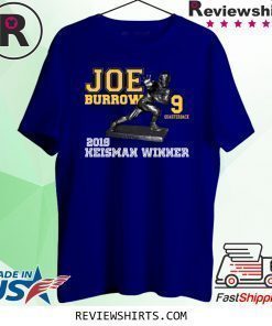 Joe Burrow Quarterback 2019 Heisman Winner T-Shirt