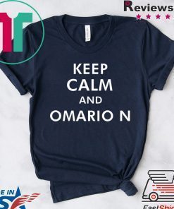 Keep Calm And Omarion Tee Shirt