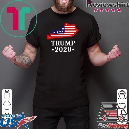 Kentucky For Trump 2020 GOP KY State Map Shirt