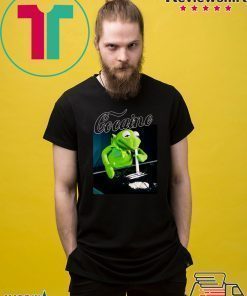 Kermit the frog doing coke shirt