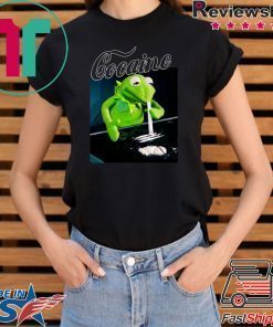 Kermit the frog doing coke shirt