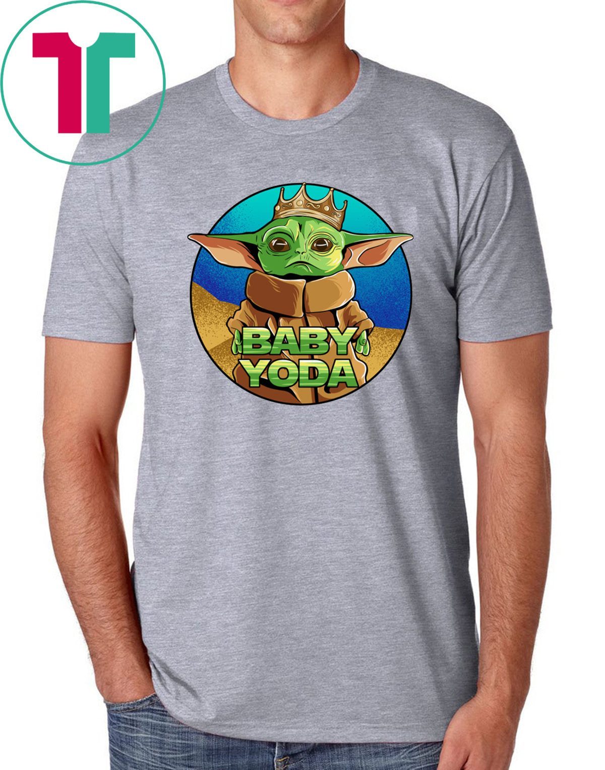 King Baby Yoda The Mandalorian TShirt Reviewshirts Office