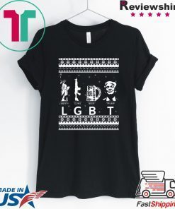 LGBT Liberty Guns Beer Trump Christmas Shirt