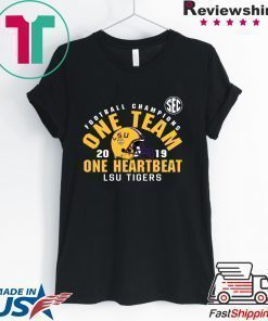 LSU Sec Championship 2019 One Team One Heartbeat Offcial T-Shirt