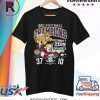 LSU Tigers 2019 SEC Football Champions Score T-Shirt