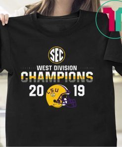 LSU Tigers West Division Champion 2019 Shirt