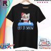 Let It Snow Santa Cocaine Cat Kitten Shirt
