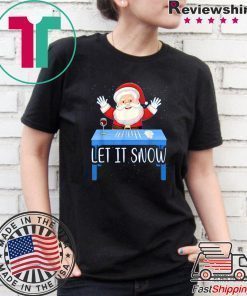 Let It Snow Santa Coke Shirt