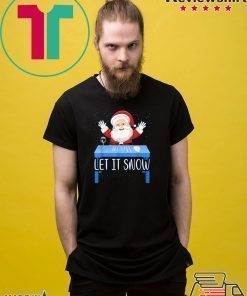 Let It Snow Santa Coke Shirt