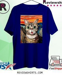 Lil Bub The Scream Vincent Van Gogh Shirt