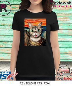 Lil Bub The Scream Vincent Van Gogh Shirt
