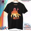 Mando Sunset Mandalorian Baby Yoda T-Shirt