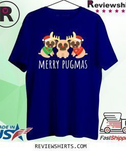 Merry Pugmas Pug Dog Ugly Christmas T-Shirt