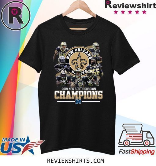 New Orleans Saints 2019 NFC South Champions Signature Shirt