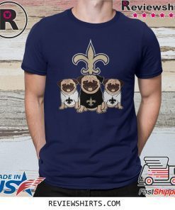 New Orleans Saints Pugs Dog Shirt