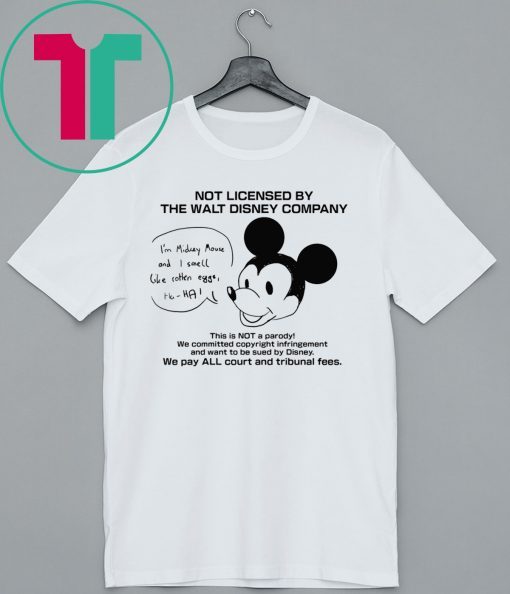 Not Licensed By The Walt Disney Company Mickey Mouse T-Shirt