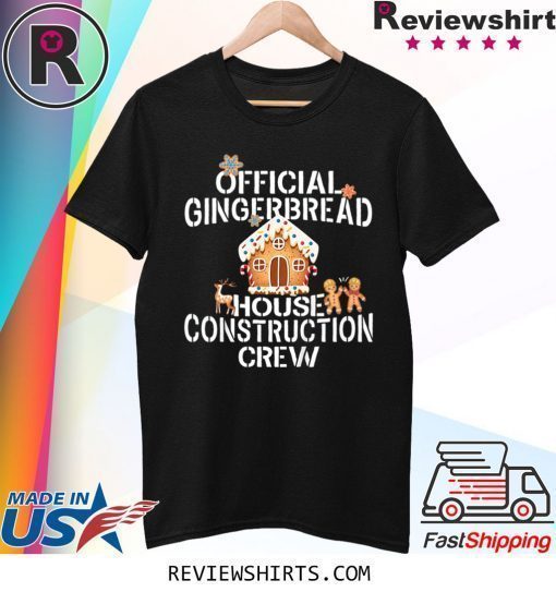 Official Gingerbread House Construction Crew Decorating Shirt