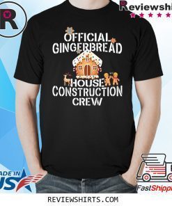 Official Gingerbread House Construction Crew Decorating Shirt