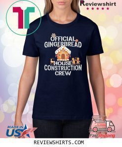 Official Gingerbread House Construction Crew Decorating Shirt