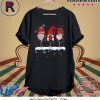 Wine Glasses Gnomies Christmas T-Shirt