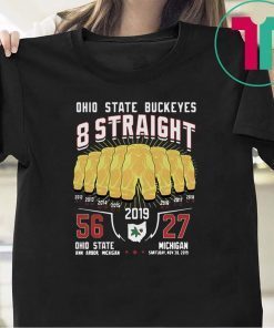 Ohio State Buckeyes 8 Straight 2019 Shirt