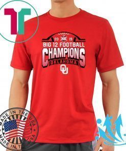 Oklahoma Sooners 2019 Big 12 Football Champions T-Shirt