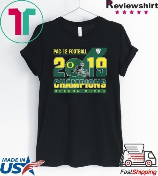 Oregon Ducks pac 12 football 2019 champions shirt