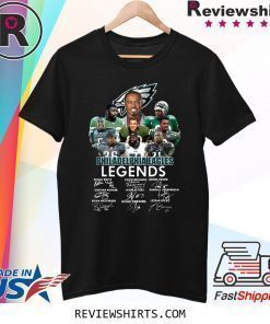 PHILADELPHIA EAGLES LEGENDS PLAYERS SIGNATURES SHIRT