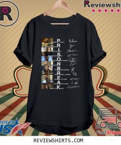 Prison Break Dominic Purcell Wentworth Miller Signatures T-Shirt