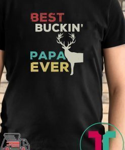 Reindeer Best buckin papa ever shirt