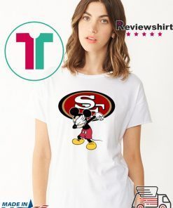 San Francisco 49ers NFL Football Dabbing Mickey Disney Sports Shirt