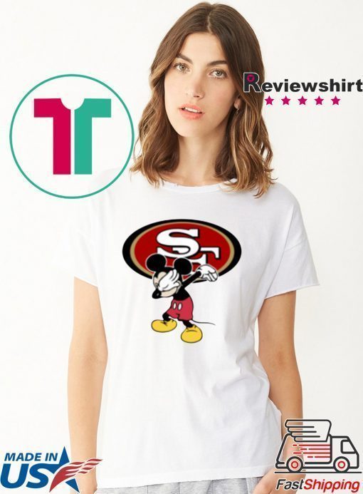 San Francisco 49ers NFL Football Dabbing Mickey Disney Sports Shirt