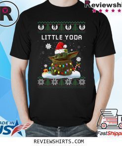 Santa Baby Yoda little Yoda ugly christmas 2020 t-shirt