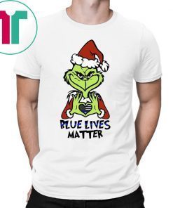 Santa Grinch Blue Lives Matter Unisex Shirt