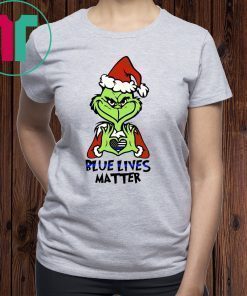 Santa Grinch Blue Lives Matter Unisex Shirt