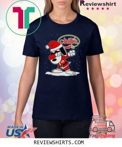 Santa Snoopy Chili’s Merry Christmas Xmas Shirt