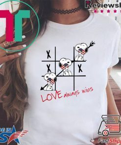Snoopy Love Always Wins Shirt